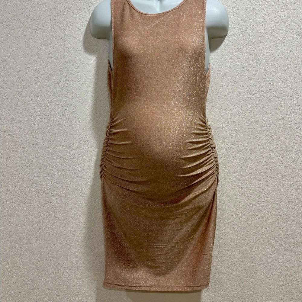 Unbranded glitter bodycon maternity glitter dress!